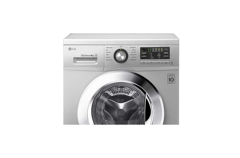 LG 8KG* FRONT LOAD WASHING MACHINE, F1496TDT23, thumbnail 2