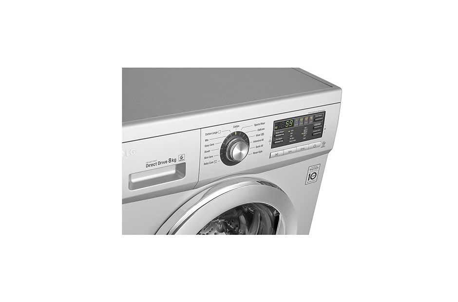 LG 8KG* FRONT LOAD WASHING MACHINE, F1496TDT23, thumbnail 8