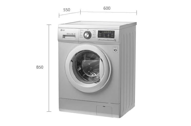 LG 8KG* FRONT LOAD WASHING MACHINE, F1496TDT23, thumbnail 11