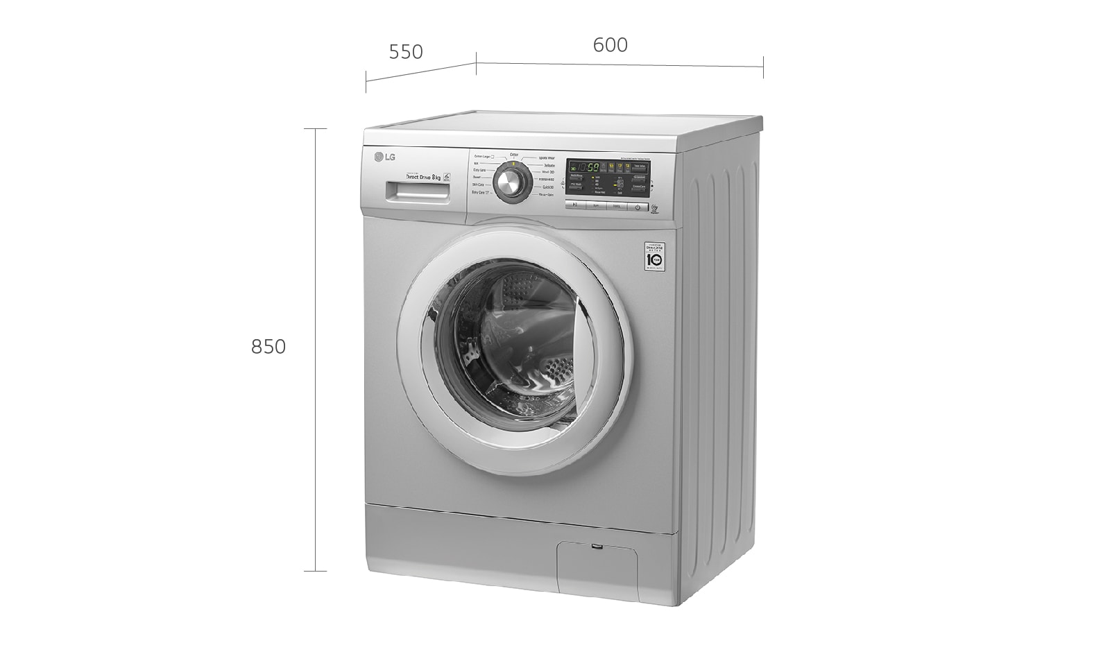 LG F1496TD23 Washing Machine Washing Machine Front Loading Washing