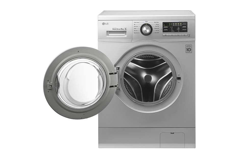 LG 8KG* FRONT LOAD WASHING MACHINE, F1496TDT24, thumbnail 3