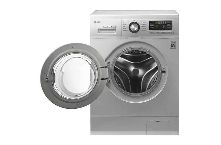 LG 8KG* FRONT LOAD WASHING MACHINE, F1496TDT24, thumbnail 3