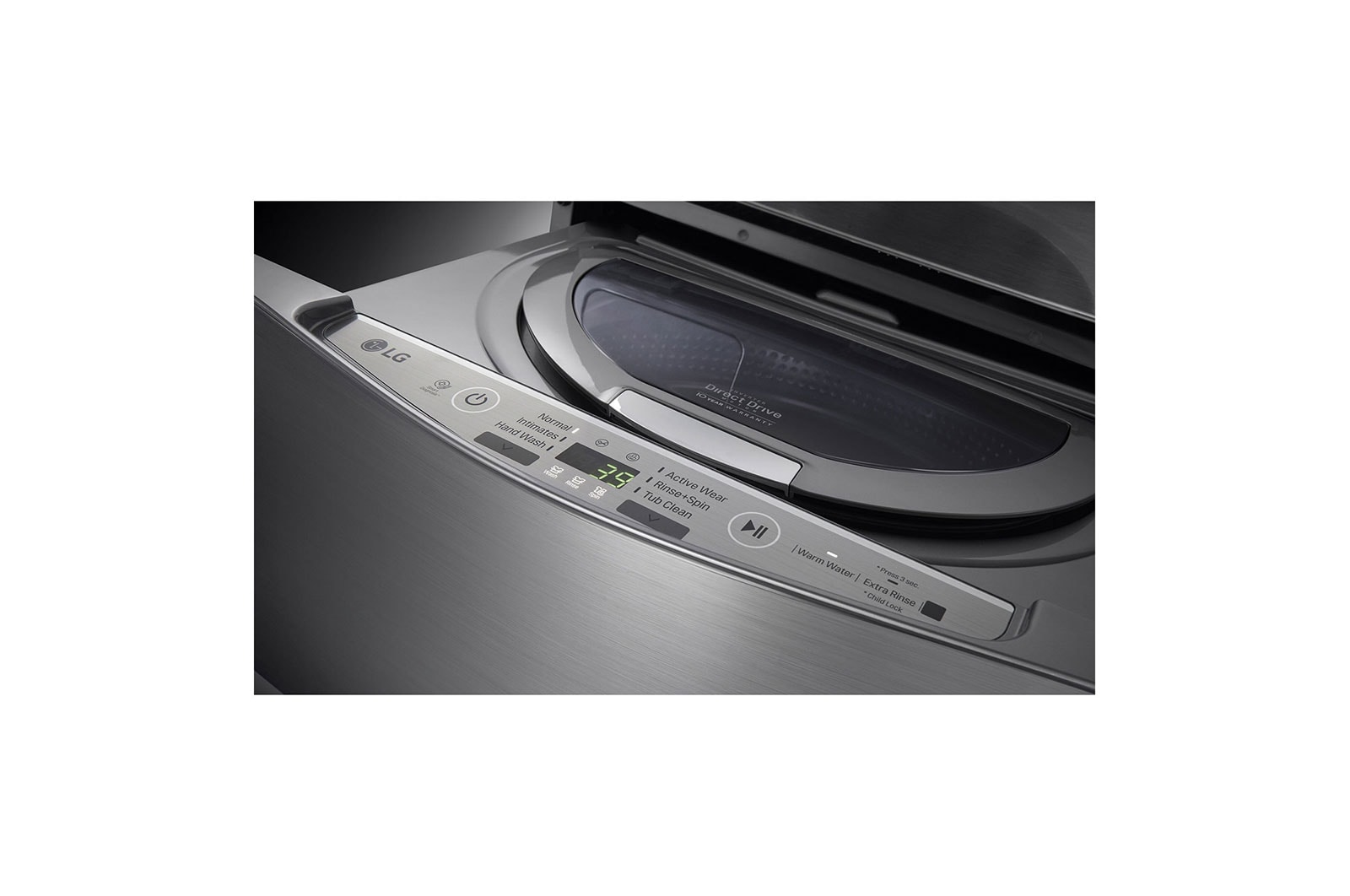 LG Mini Washer, 3.5 Kg, Slim Inverter DD, Delicate Wash, ThinQ LG UAE