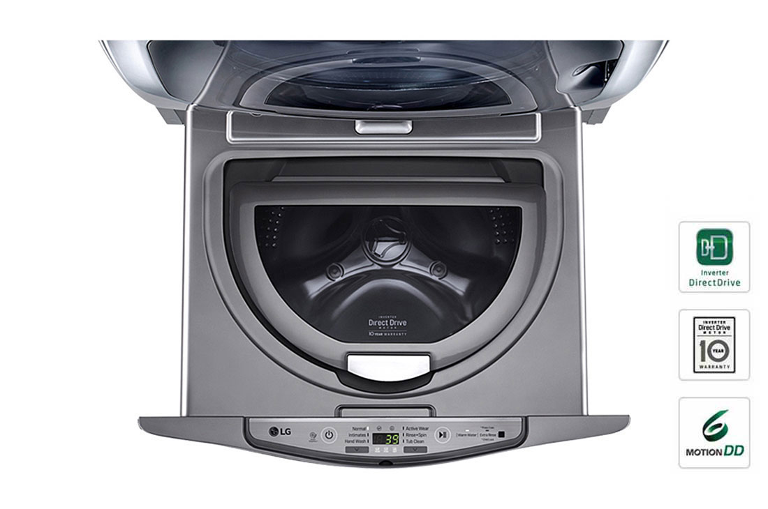 LG Mini Washer, 3.5 Kg, Slim Inverter DD, Delicate Wash, SmartThinQ