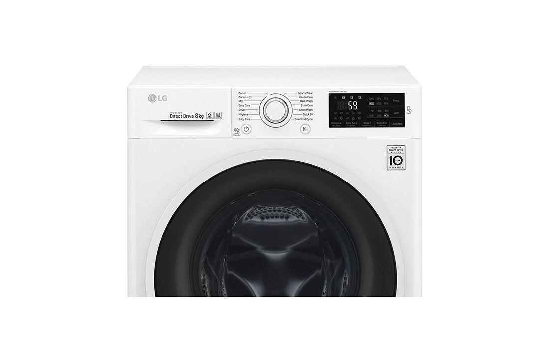 Front Load Washer 8 Kg 6 Motion DD Add Items LG UAE