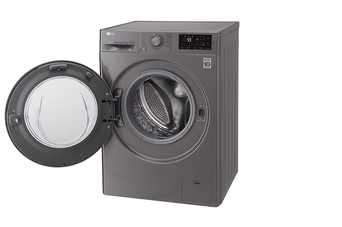 LG Front Load Washer, 7 Kg, 6 Motion Direct Drive, Add Item, Smart Diagnosis™, F2J5QNP7S, thumbnail 13