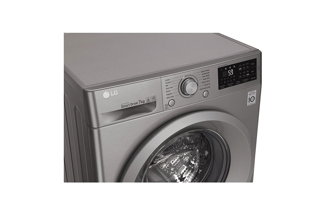 LG Front Load Washer, 7 Kg, 6 Motion Direct Drive, Add Item, Smart Diagnosis™, F2J5QNP7S, thumbnail 7