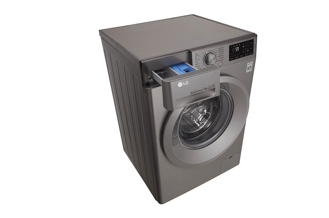LG Front Load Washer, 7 Kg, 6 Motion Direct Drive, Add Item, Smart Diagnosis™, F2J5QNP7S, thumbnail 9