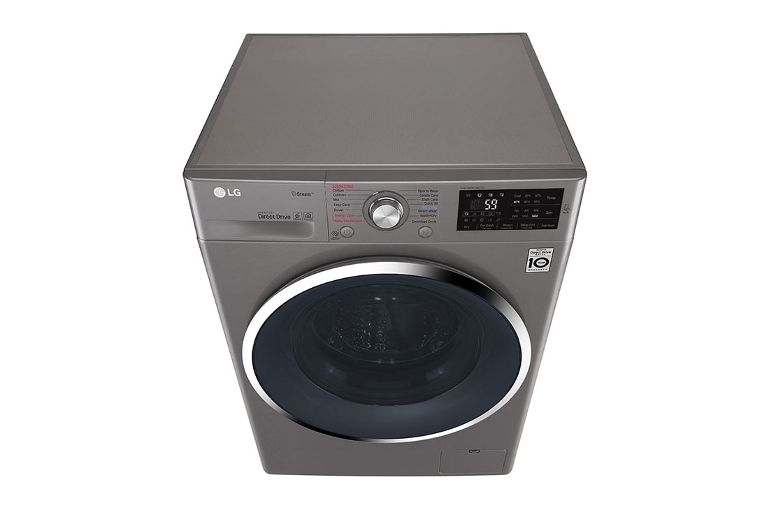 LG Front Load Washer, 8 Kg, 6 Motion Direct Drive, Add Item, Smart Diagnosis™, F4J5TNP7S, thumbnail 10