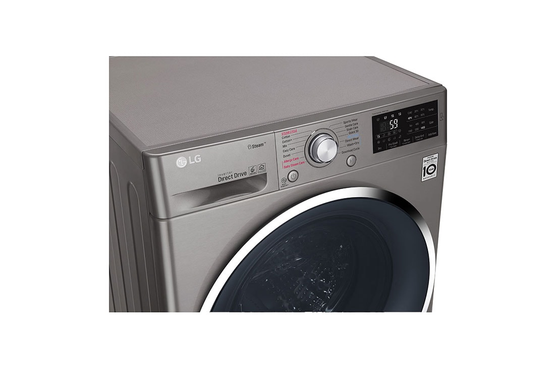 LG Front Load Washer, 8 Kg, 6 Motion Direct Drive, Add Item, Smart Diagnosis™, F4J5TNP7S, thumbnail 7
