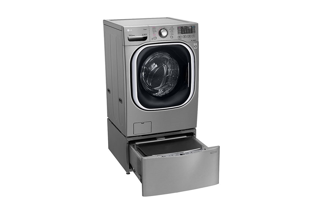LG TWINWash™ , Washer & Dryer, 22.5 / 11 Kg, 6 Motion Direct Drive, TrueSteam™, ThinQ, F0K1CHK2T2_FF70E1UDNK12, thumbnail 13