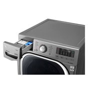 LG TWINWash™ , Washer & Dryer, 22.5 / 11 Kg, 6 Motion Direct Drive, TrueSteam™, ThinQ, F0K1CHK2T2_FF70E1UDNK12, thumbnail 6