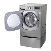 LG TWINWash™ , Washer & Dryer, 22.5 / 11 Kg, 6 Motion Direct Drive, TrueSteam™, ThinQ, F0K1CHK2T2_FF70E1UDNK12, thumbnail 9