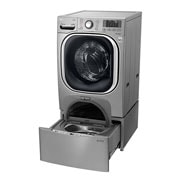 LG TWINWash™ , Washer & Dryer, 22.5 / 11 Kg, 6 Motion Direct Drive, TrueSteam™, ThinQ, F0K1CHK2T2_FF70E1UDNK12, thumbnail 11
