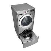 LG TWINWash™, Washer & Dryer, 21.5 / 10 Kg, 6 Motion Direct Drive, TrueSteam™, ThinQ, F0K2CHK2T2_FF70E1UDNK12, thumbnail 14