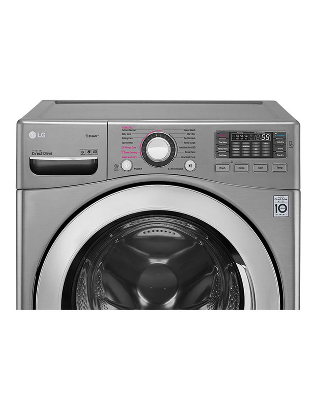 LG TWINWash™ Wash Two Loads at the Same Time with Total Capacity of