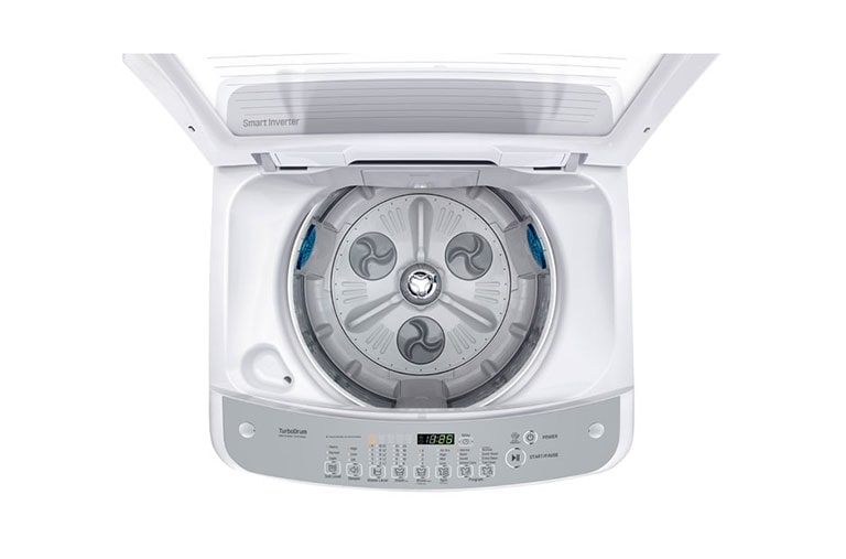 LG Top Load Washer, 12 Kg, Smart Inverter Control, Smart Motion, TurboDrum™, Smart Diagnosis™, T1266NEFT, thumbnail 4
