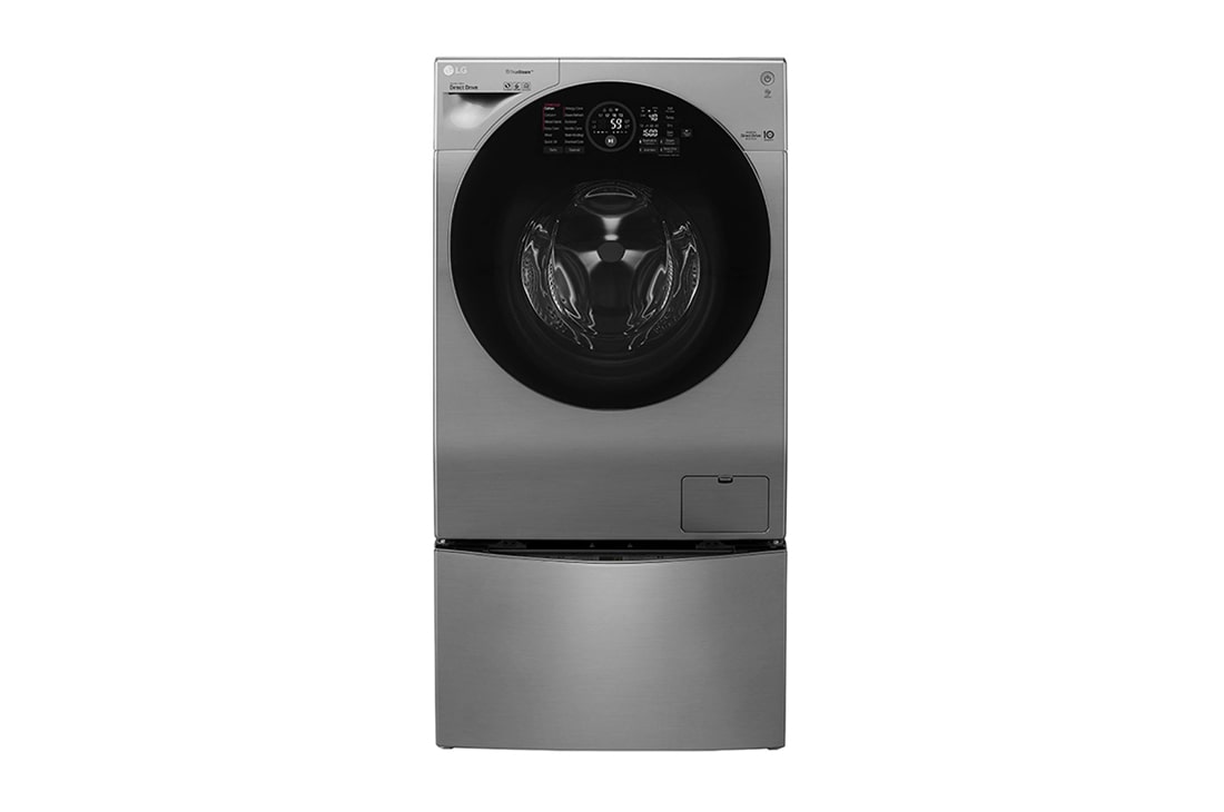 LG TWINWash™, 12 Kg, 6 Motion Direct Drive, TrueSteam™, ThinQ, FH4G1JCSP6_F8K5XNK4