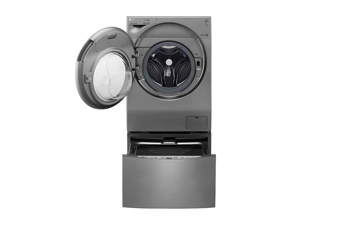 LG TWINWash™, Washer & Dryer, 12 / 7 Kg, 6 Motion Direct Drive, TrueSteam™, ThinQ, FH4G1JCHP6N_F8K5XNK4, thumbnail 2