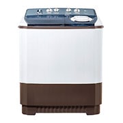 LG 10kg Twin Tub Washing Machine, White, P1460RWNL, P1460RWNL, thumbnail 1