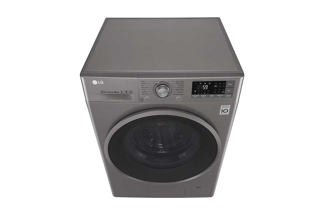 LG Front Load Washer, 9 Kg, 6 Motion Direct Drive, Add Item, Smart Diagnosis™, F4J7FNP8S, thumbnail 10