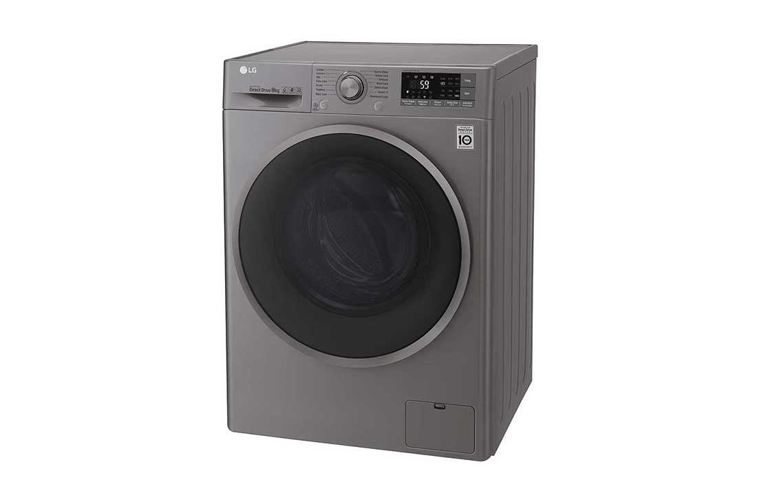 LG Front Load Washer, 9 Kg, 6 Motion Direct Drive, Add Item, Smart Diagnosis™, F4J7FNP8S, thumbnail 12