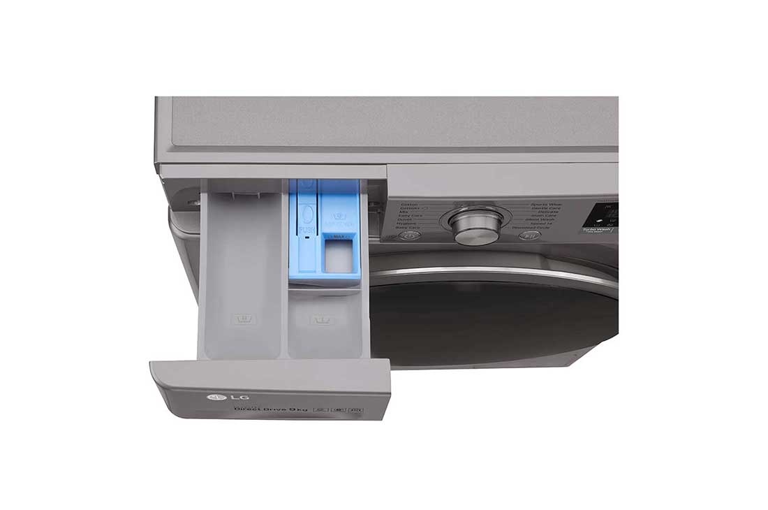 LG Front Load Washer, 9 Kg, 6 Motion Direct Drive, Add Item, Smart Diagnosis™, F4J7FNP8S, thumbnail 6
