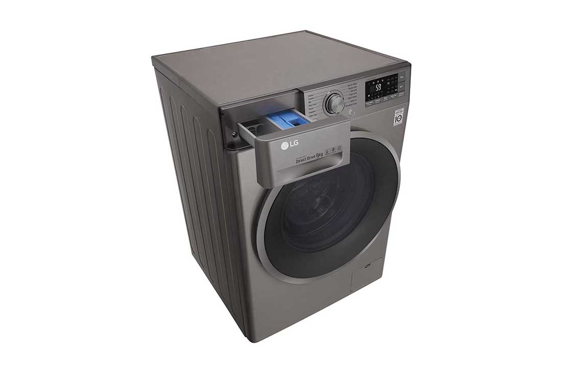 LG Front Load Washer, 9 Kg, 6 Motion Direct Drive, Add Item, Smart Diagnosis™, F4J7FNP8S, thumbnail 9