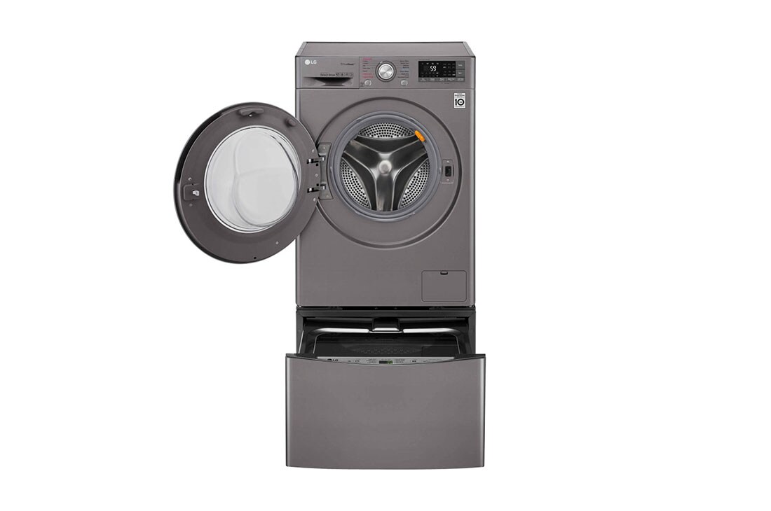 LG TWINWash™, Washer & Dryer, 12 / 7 Kg, 6 Motion Direct Drive, TrueSteam™, ThinQ, F4J8JHP2SD_F8K5XNK4, thumbnail 2