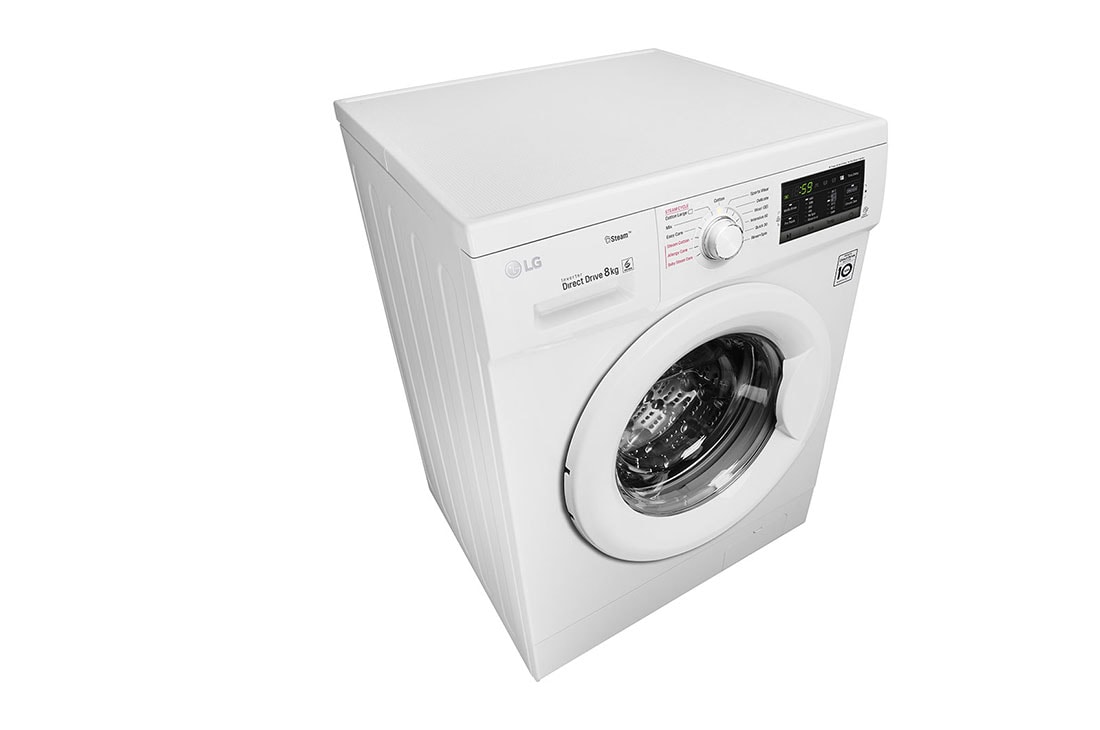 LG Front Load Washer, 8 Kg, 6 Motion Direct Drive, Steam Technology, Smart Diagnosis™, FH4G7TDY0, thumbnail 10