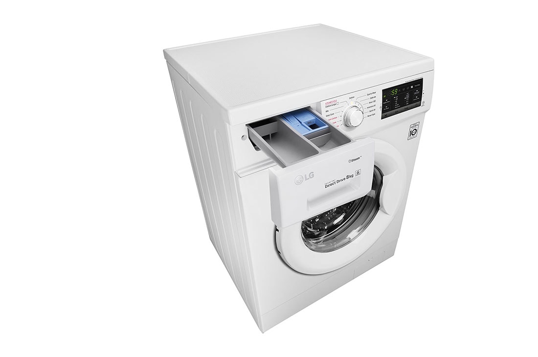 LG Front Load Washer, 8 Kg, 6 Motion Direct Drive, Steam Technology, Smart Diagnosis™, FH4G7TDY0, thumbnail 11