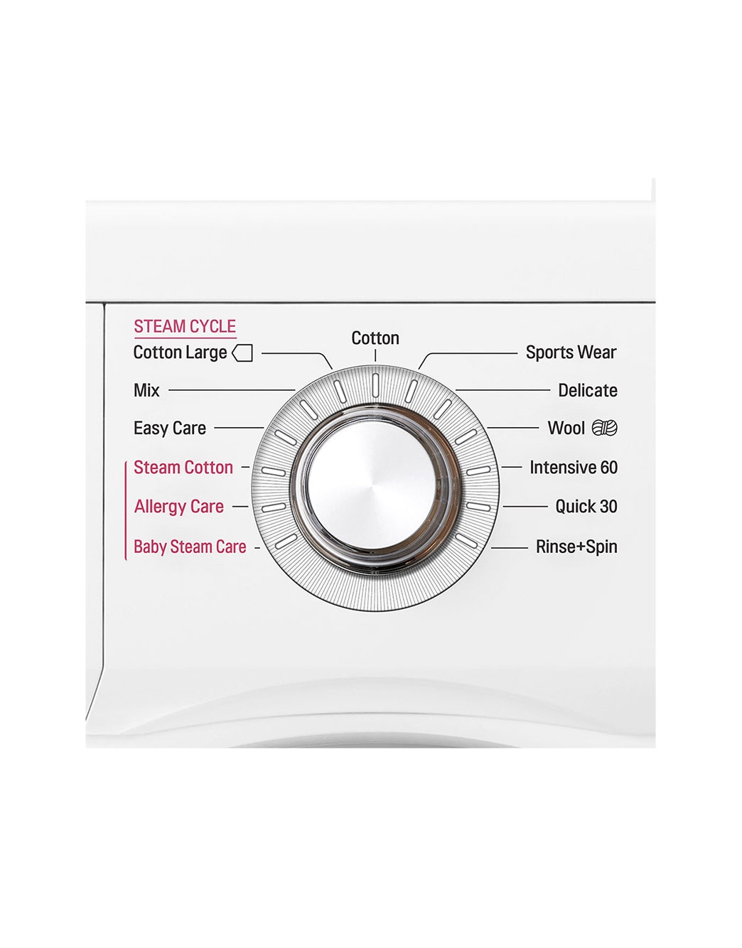 LG Front Load Washer, 8 Kg, 6 Motion Direct Drive, Steam Technology, Smart Diagnosis™ LG UAE
