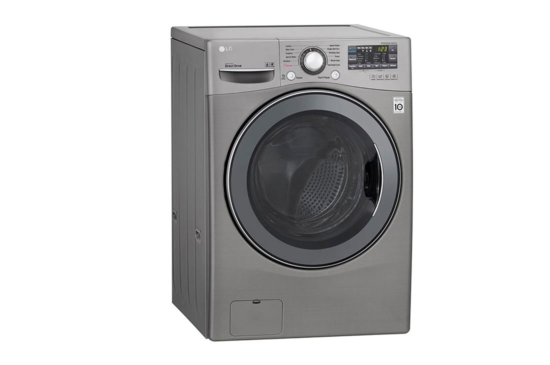 LG Washer & Dryer, 14 / 8 Kg, 6 Motion Direct Drive, TurboWash™, Smart Diagnosis™, F0K6DMK2S2, thumbnail 5