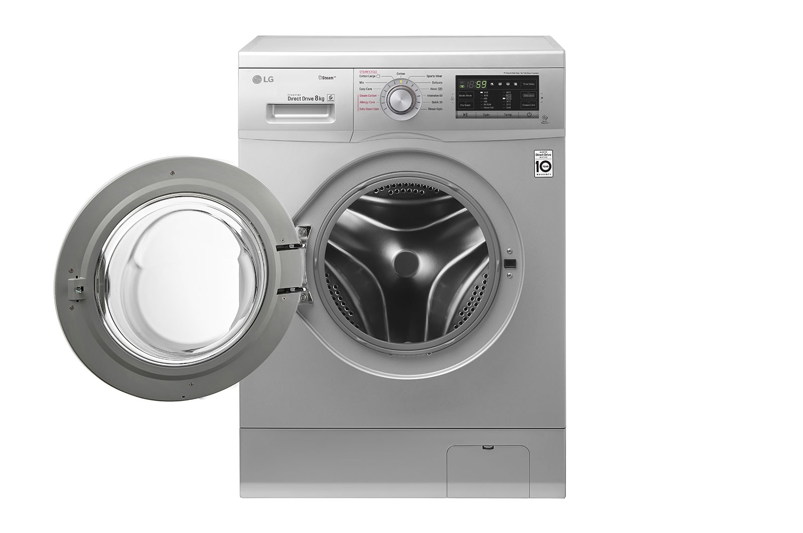 LG Front Load Washer 8 Kg 6 Motion Direct Drive Steam