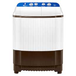 LG 8kg Twin Tub Washing Machine, Roller Jet, White2