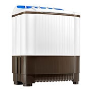 LG 8kg Twin Tub Washing Machine, Roller Jet, White, P900RONL, thumbnail 8