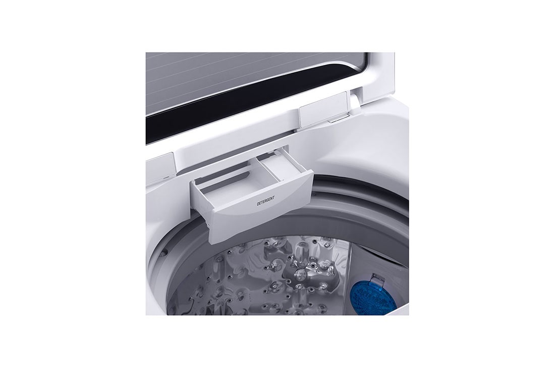 LG Top Load Washer, 9 Kg, Smart Inverter Control, Smart Motion, TurboDrum™, Smart Diagnosis™, T9588NEHVA, thumbnail 6