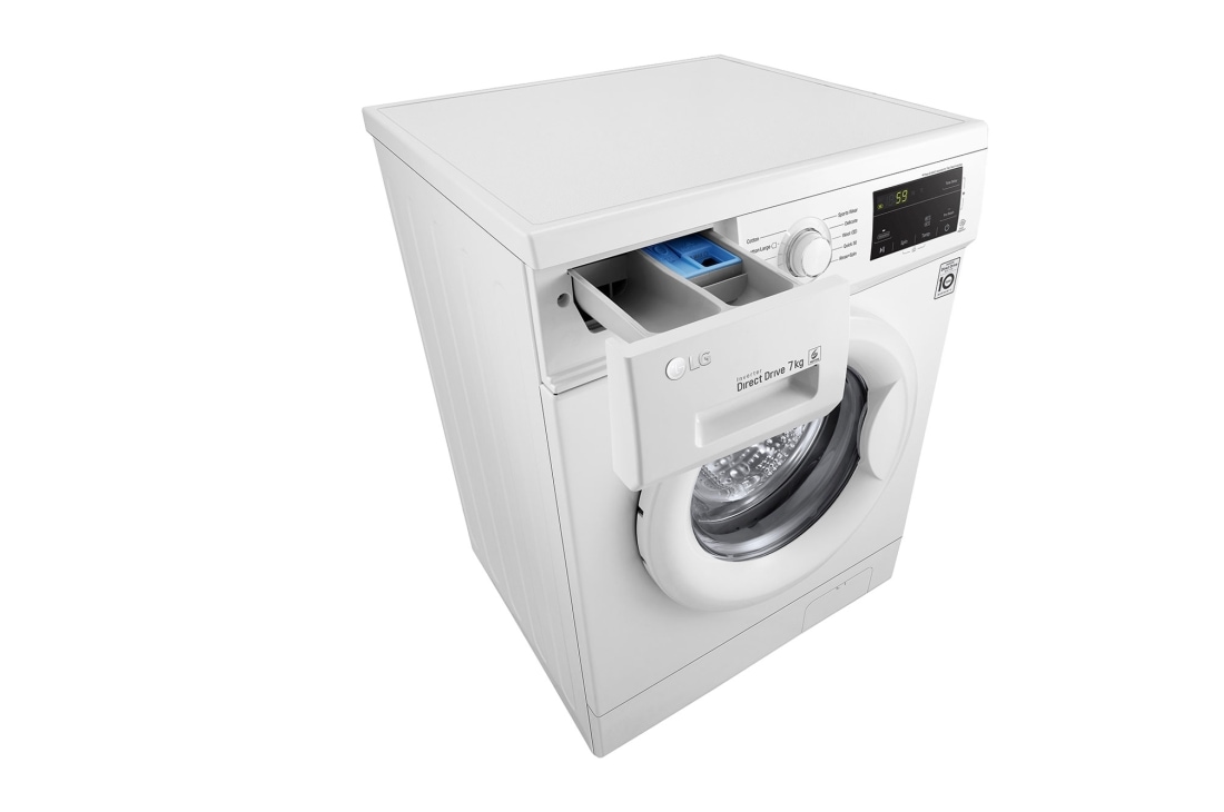 LG Front Load Washer, 7 Kg, 6 Motion Direct Drive, Smart Diagnosis