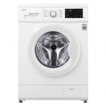 LG 7kg Washing Machine, Front Load, White