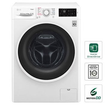 Washer & Dryer, 9 / 5 Kg, 6 Motion Direct Drive, Steam Technology, Add Item, ThinQ1