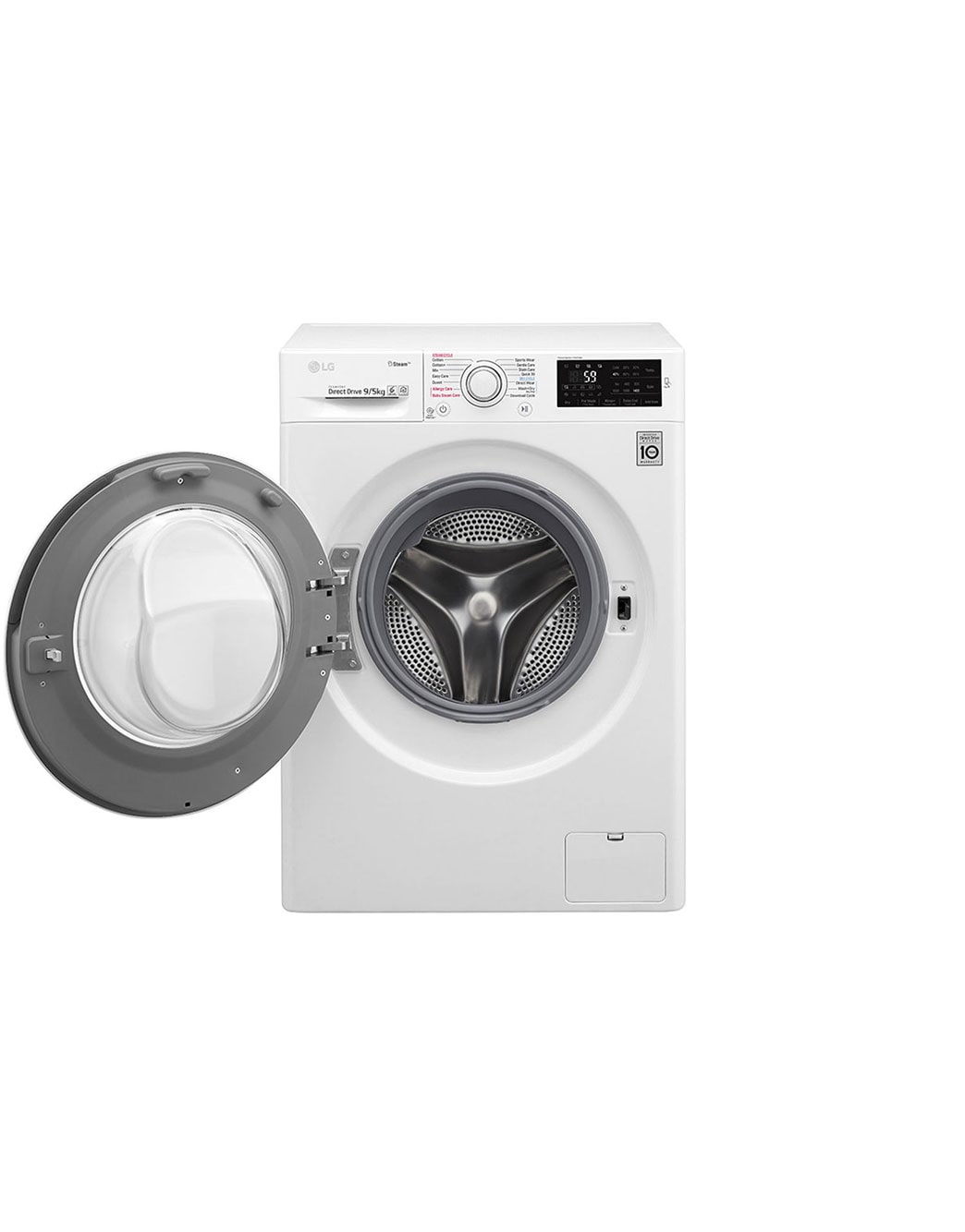 LG Washer & Dryer, 9 / 5 Kg, 6 Motion Direct Drive, Steam Technology