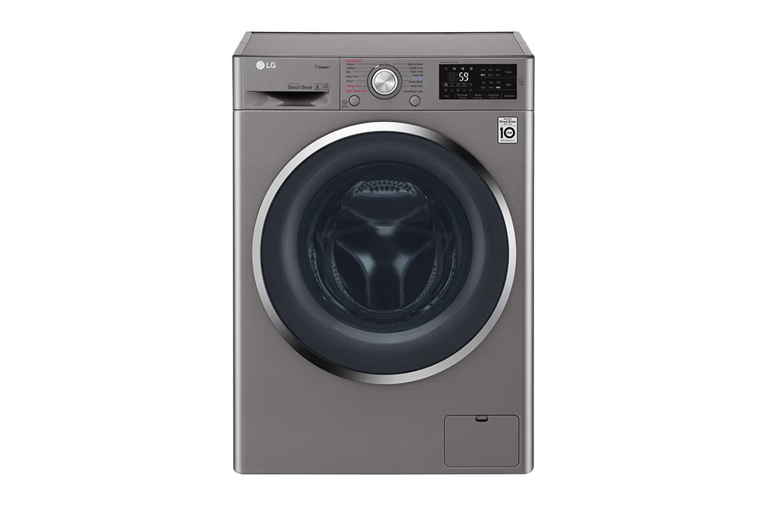 LG Washer & Dryer, 8 / 5 Kg, 6 Motion Direct Drive, Steam Technology, Add Item, ThinQ, F4J6TGP2S, F4J6TGP2S