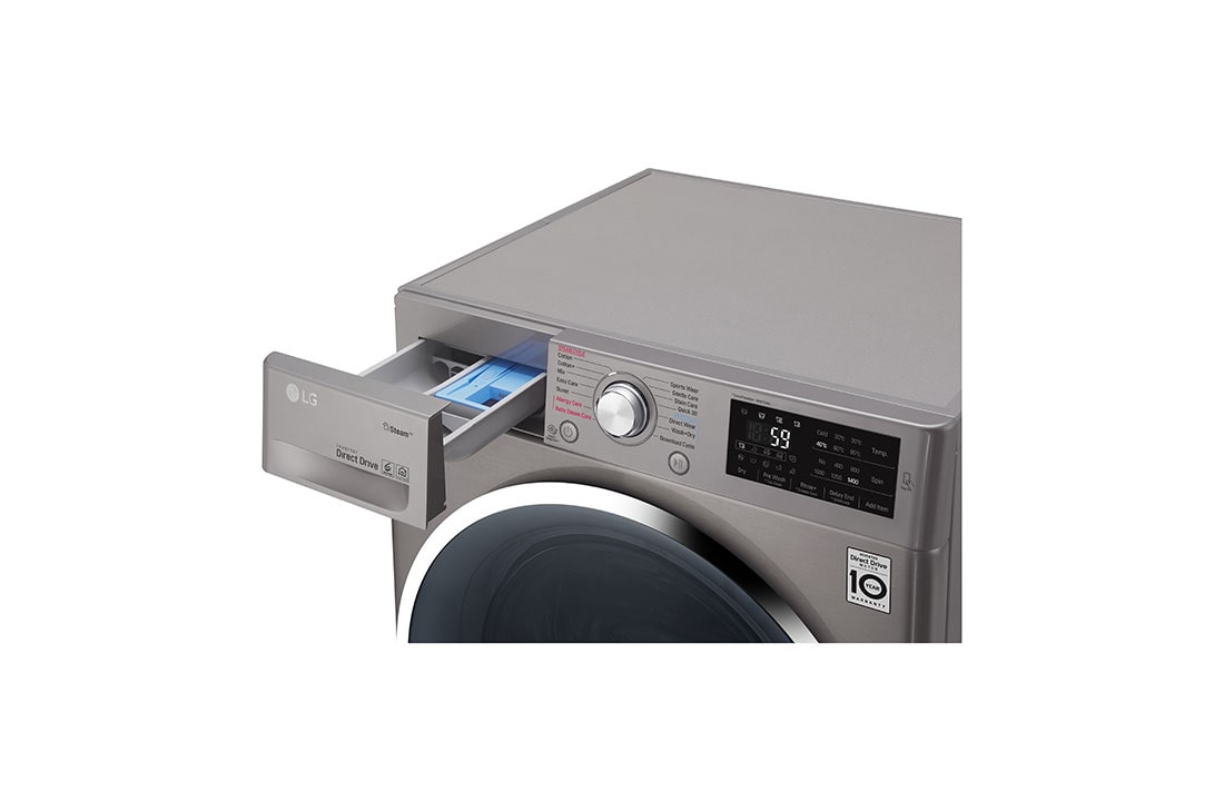 LG Washer & Dryer, 8 / 5 Kg, 6 Motion Direct Drive, Steam Technology, Add Item, ThinQ, F4J6TGP2S, F4J6TGP2S, thumbnail 5