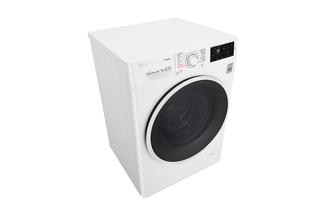 LG Washer & Dryer, 8 / 5 Kg, 6 Motion Direct Drive, Steam Technology, Add Item, ThinQ, F4J6TGP2W, thumbnail 8