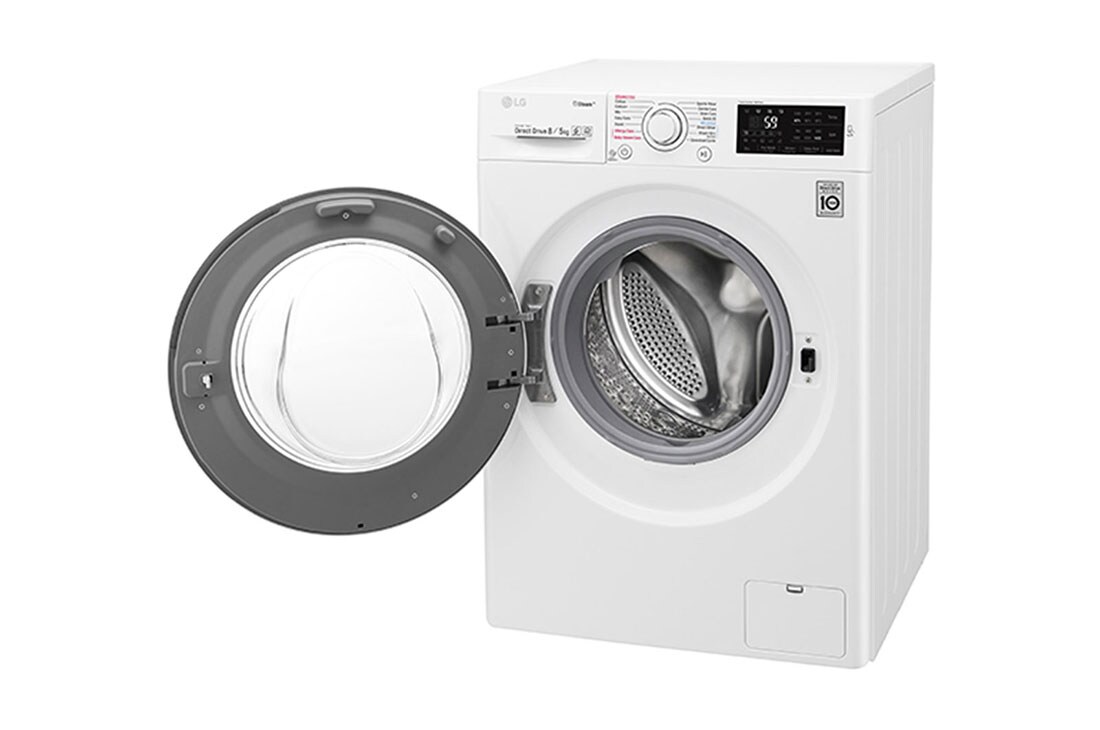 LG Washer & Dryer, 8 / 5 Kg, 6 Motion Direct Drive, Steam Technology, Add Item, ThinQ, F4J6TGP2W, thumbnail 13