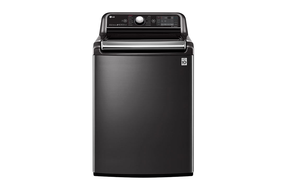 LG 24kg Top Load Washing Machine, Black, T2472EFHSTL
