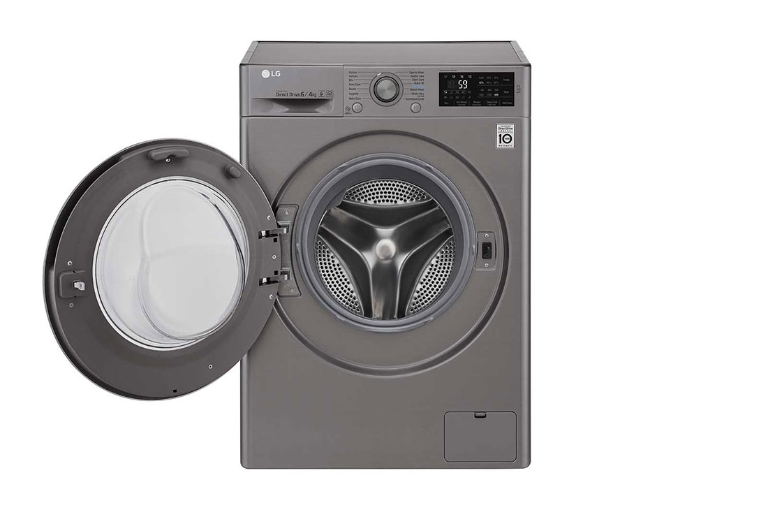 LG Washer & Dryer, 6 / 4 Kg, 6 Motion Direct Drive, Add Item, Smart Diagnosis™ | LG UAE