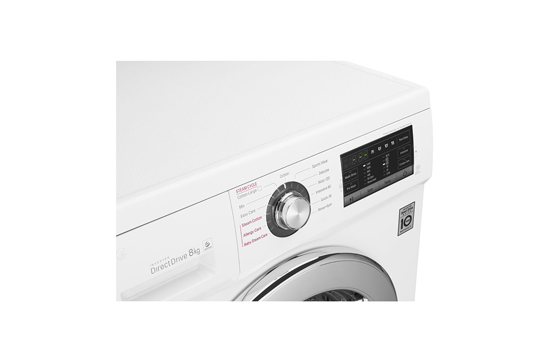 Front Load Washer 8 Kg, 6 Motion Direct Drive LG UAE