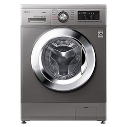 LG 8kg Front Load Washing Machine, Silver2