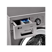 LG 8kg Front Load Washing Machine, Silver, FH4G6TDY6, thumbnail 6